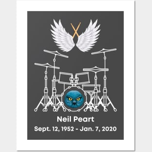 Neil Peart Tribute Posters and Art